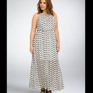 Torrid Arrow Chevron Maxi Dress, Size 1